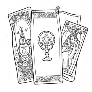 Tarot Ausmalbilder