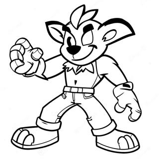 Crash Bandicoot Ausmalbild 11490-8999