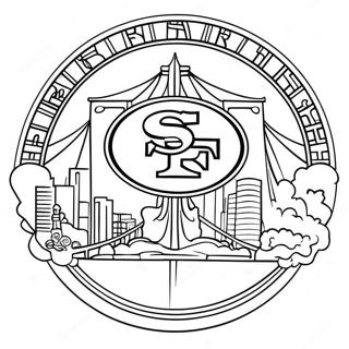 San Francisco 49ers Logo Ausmalbild 11810-9255