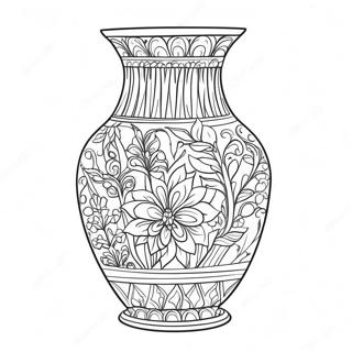 Vase Ausmalbilder