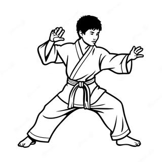 Karate Ausmalbilder