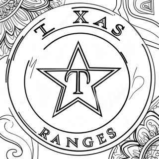 Texas Rangers Ausmalbilder