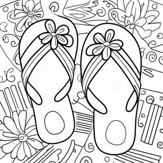 Flip Flop Ausmalbilder