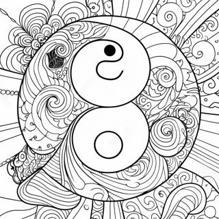 Yin Yang Symbol Ausmalbild 17470-13788