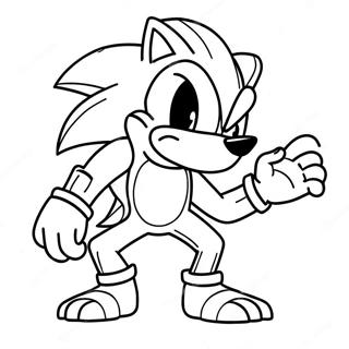 Sonic Der Wereschwein Ausmalbilder