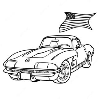 Corvette Ausmalbilder