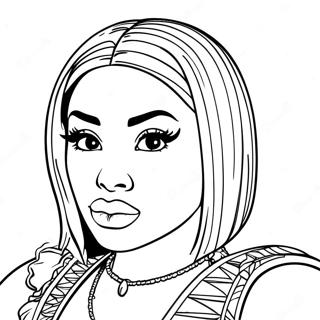 Nicki Minaj Ausmalbild 18160-14334