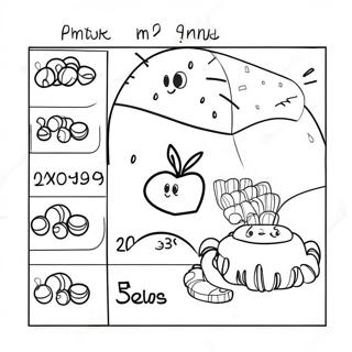 Kindergarten Mathematik Subtraktion Ausmalbild 18581-14669