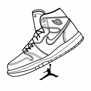 Air Jordan Logo Ausmalbild 18972-14982