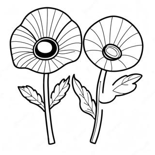 Mohn Und Viva Ausmalbilder