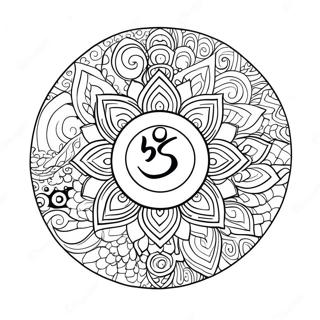 Chakra Symbol Ausmalbild 19552-15438