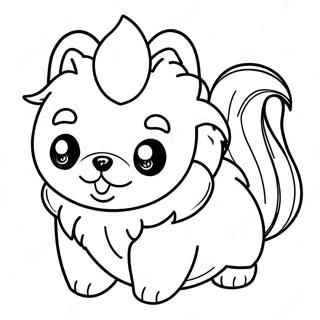 Pomeranian Ausmalbilder