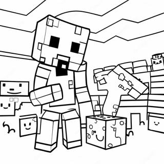 Minecraft Ausmalbild 21-10