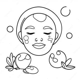 Bubble Skincare Ausmalbilder