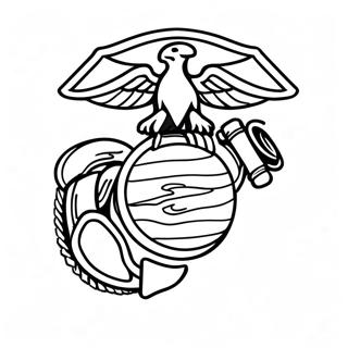 Marine Corps Logo Ausmalbild 24172-19092