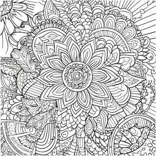 Achtsamkeits Mandala Ausmalbild 28615-22606