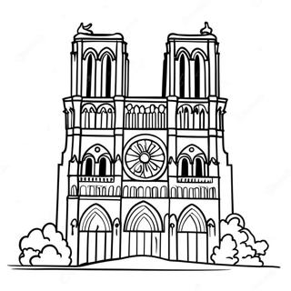 Notre Dame Ausmalbilder