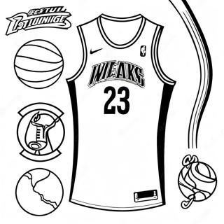 Nba Trikot Ausmalbilder