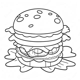 Krabby Patty Ausmalbilder