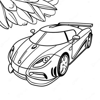 Koenigsegg Ausmalbilder