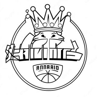 Sacramento Kings Logo Ausmalbild 33913-26820