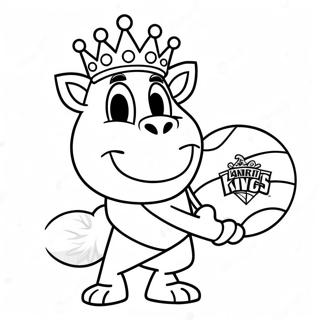 Sacramento Kings Maskottchen Ausmalbild 33914-26821