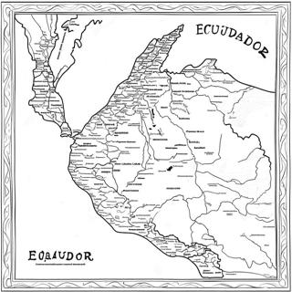 Ecuador Ausmalbilder