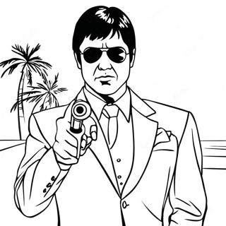 Scarface Ausmalbilder