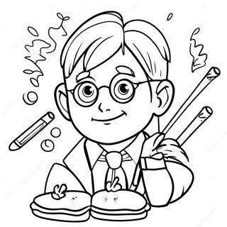 Harry Potter Geburtstag Ausmalbilder