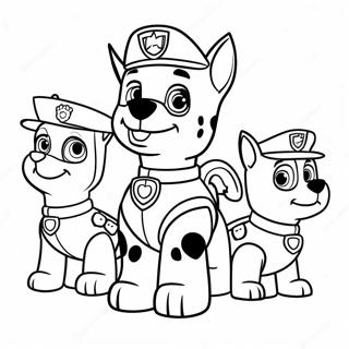 Paw Patrol Valentinstag Ausmalbilder