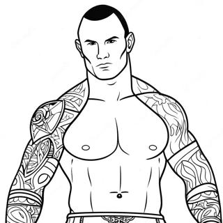 Randy Orton Wwe Ausmalbild 38963-30808