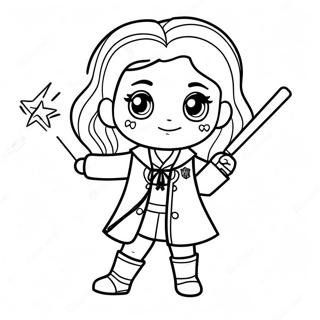 Harry Potter Chibi Ausmalbilder