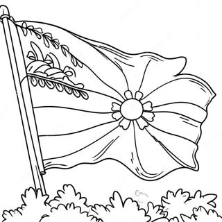 Oklahoma Staatsflagge Ausmalbild 39793-31477