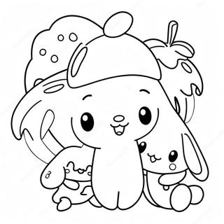 Cinnamoroll Mit Sussen Freunden Ausmalbild 42-37