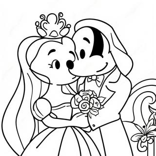 Disney Hochzeit Ausmalbild 43113-34071