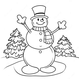 Frosty Der Schneemann Ausmalbild 43583-34474