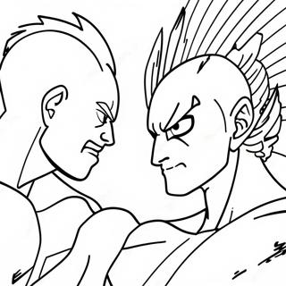 Saitama Gegen Garou Manga Panels Ausmalbilder