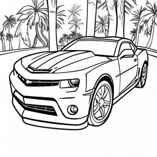 Camaro Sportwagen Ausmalbild 4840-3856