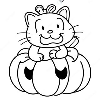 Garfield Halloween Ausmalbilder