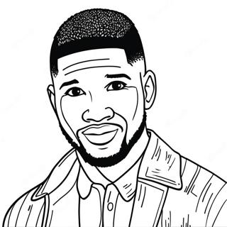 Usher Ausmalbilder