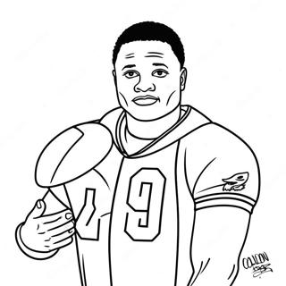 Barry Sanders Ausmalbilder