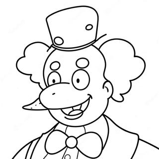 Krusty Der Clown Ausmalbilder