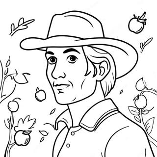 Johnny Appleseed Ausmalbilder