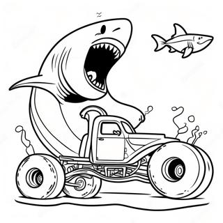 Megalodon Monster Jam Ausmalbild 54163-42880