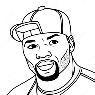 50 Cent Ausmalbild 54373-43019