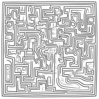 Labyrinth Ausmalbilder