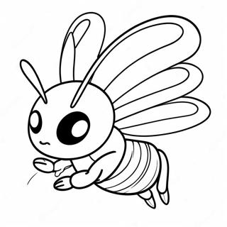 Wutendes Beedrill Fliegen Ausmalbild 55284-43742