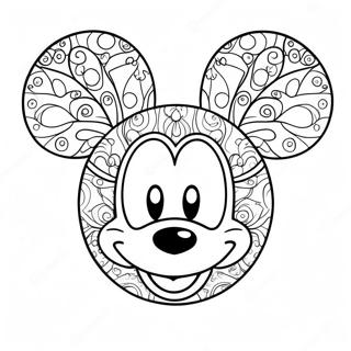 Mickey Ohren Ausmalbilder