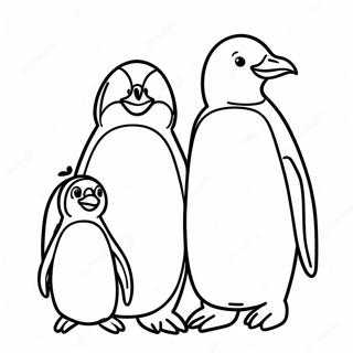 Pinguinfamilie Ausmalbild 56133-44402