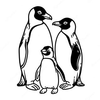 Pinguinfamilie Ausmalbild 56133-44403